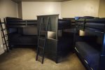 Room 102 - 4 twin bunk beds
